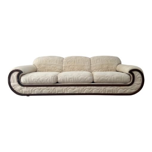 1970s Vivai Del Sud Style 3-Seat Hollywood Regency Style Sofa - Image 2