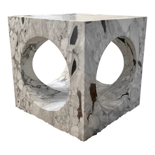 Kelly Wearstler Selby Solid Marble Side Table - Image 2