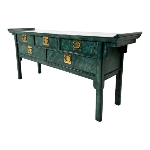 Vintage Century Furniture Pagoda Console Buffet Table - Image 2