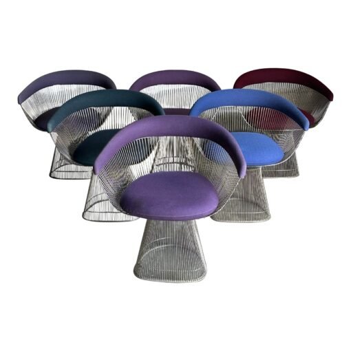 Warren Platner for Knoll Assorted Color Dining Chairs - Set of 6 - Image 2